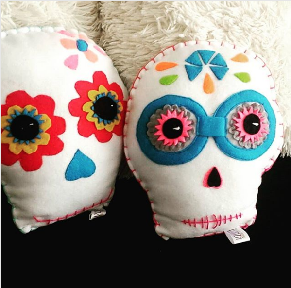 Cojín de Calavera Color